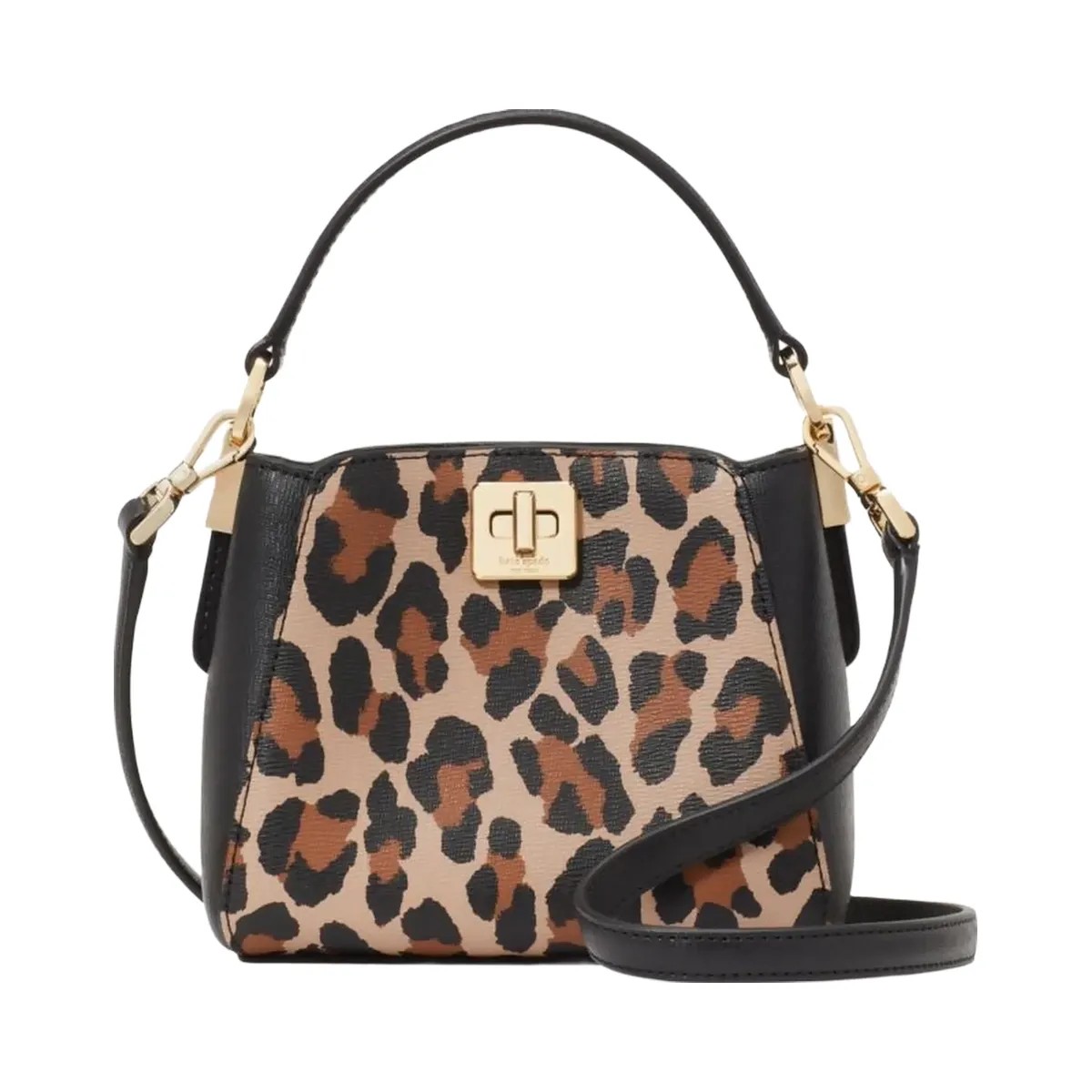 Kate Spade Phoebe Mini Top Handle Crossbody Brown Multi - HypeFly India View 1