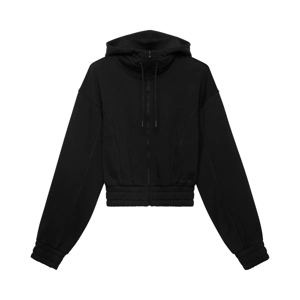 On Club Cropped Hoodie Fka Black - HypeFly India View 1