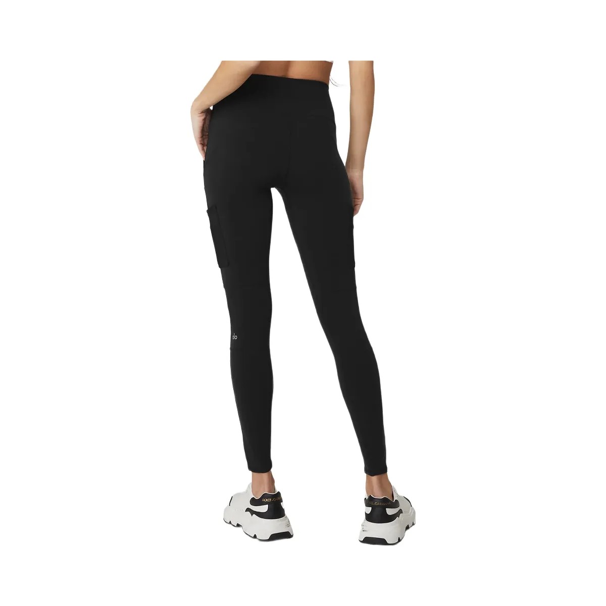 Alo Women's High-Waist Cargo Legging - Black - HypeFly India View 2