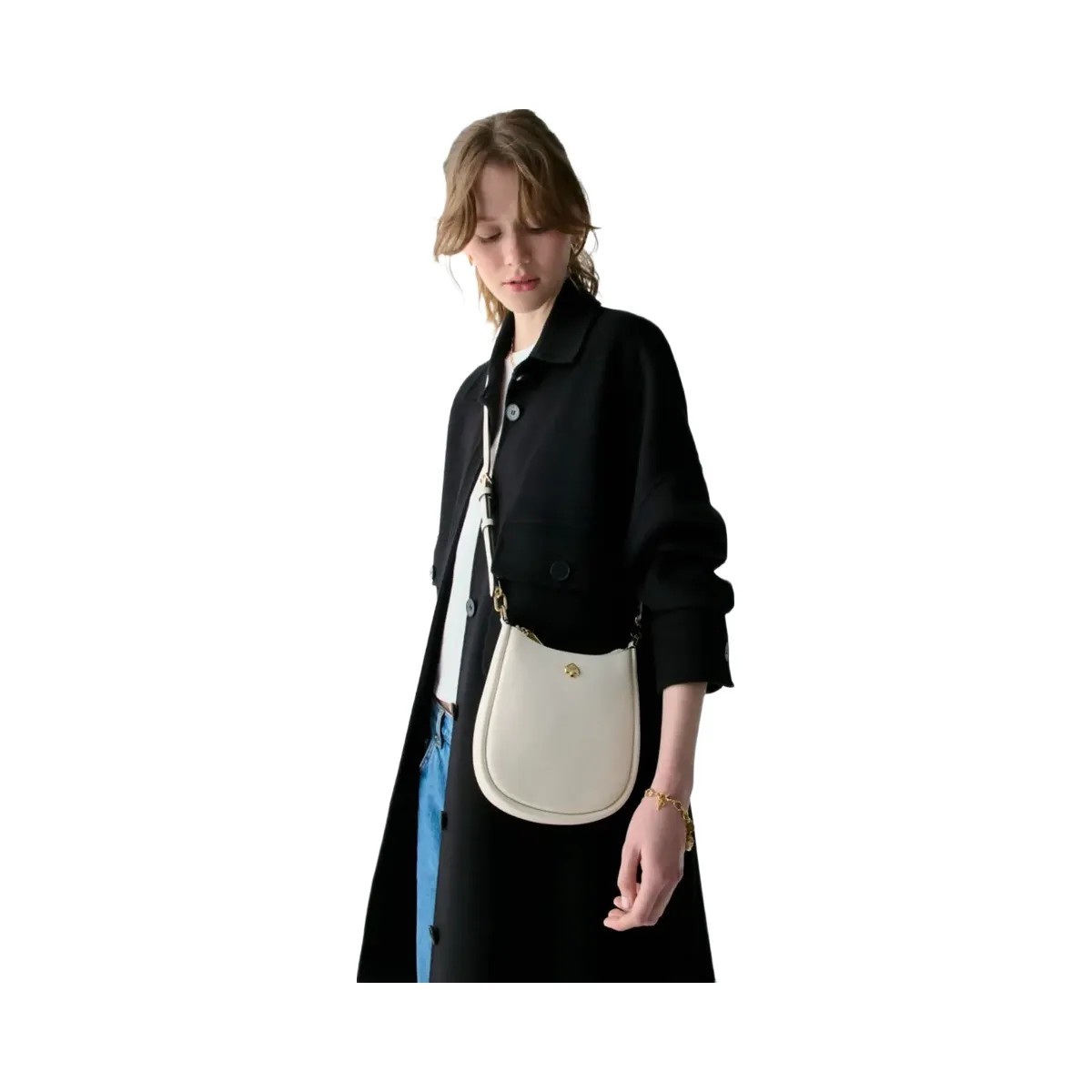 Kate Spade Kayla Small Swingpack Crossbody Meringue - HypeFly India View 2