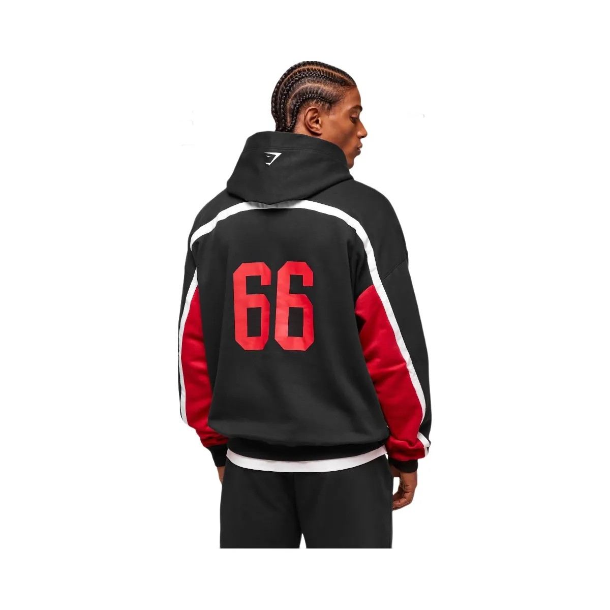 Gymshark Campus Hoodie - Black - HypeFly India View 2