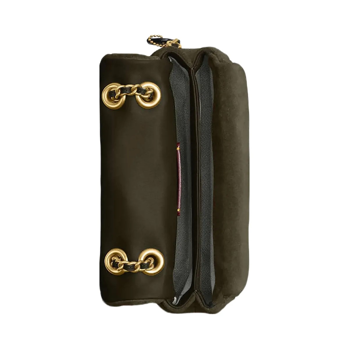 Coach Tabby Shoulder Bag 20 With Quilting Brass-Olive - HypeFly India View 2