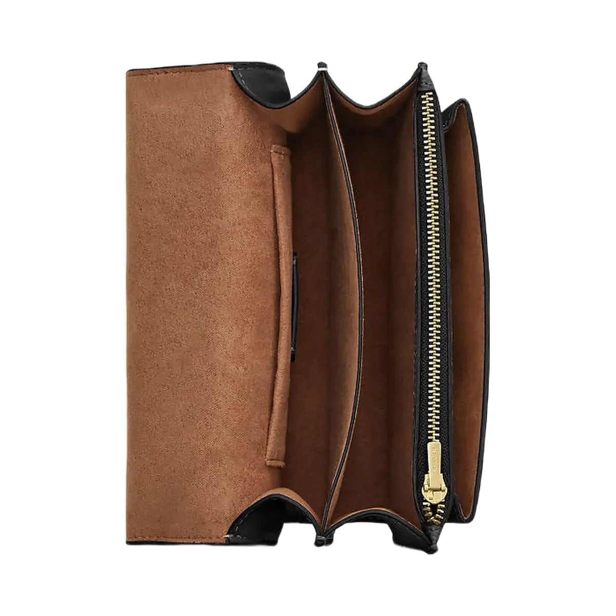 Coach Mini Klare Crossbody Bag In Signature Canvas Signature Canvas-Gold-Walnut-Black - HypeFly India View 3