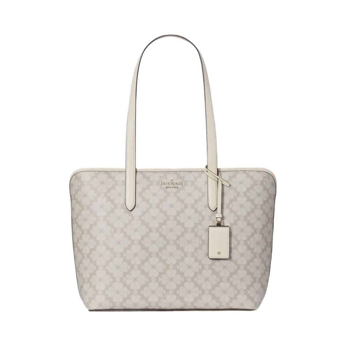 Kate Spade Signature Spade Flower Large Tote Dark Mushroom Cap Multi - HypeFly India View 1