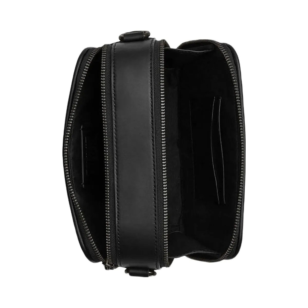 Coach Wyatt Crossbody Bag In Signature Canvas Signature Canvas-Gunmetal-Charcoal-Black - HypeFly India View 4