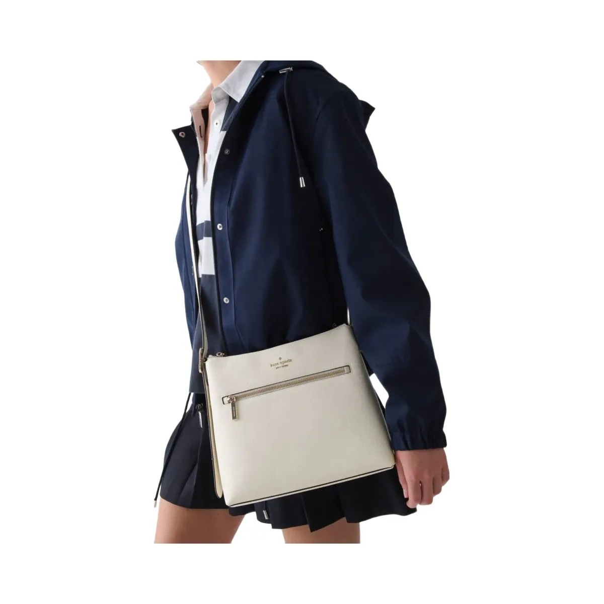 Kate Spade 454 Large Swingpack Buckle Crossbody Meringue - HypeFly India View 2