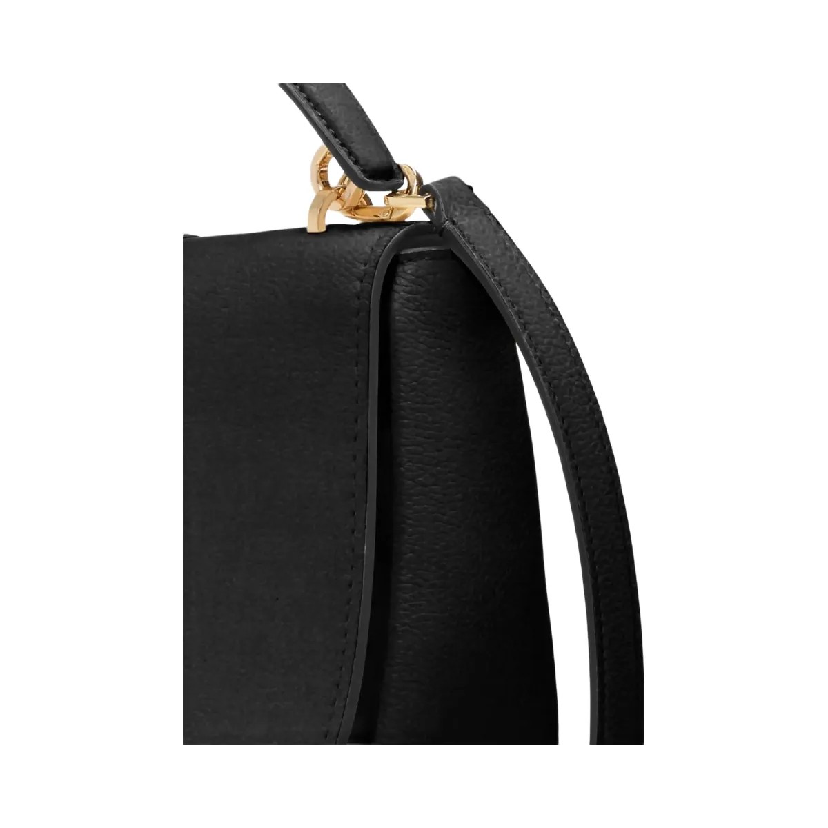 Kate Spade Kayla Pebbled Leather Saddle Bag Black - HypeFly India View 5