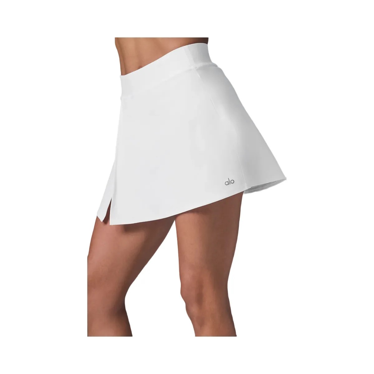 Alo Women's Alosoft Backspin Skirt - White - HypeFly India View 4