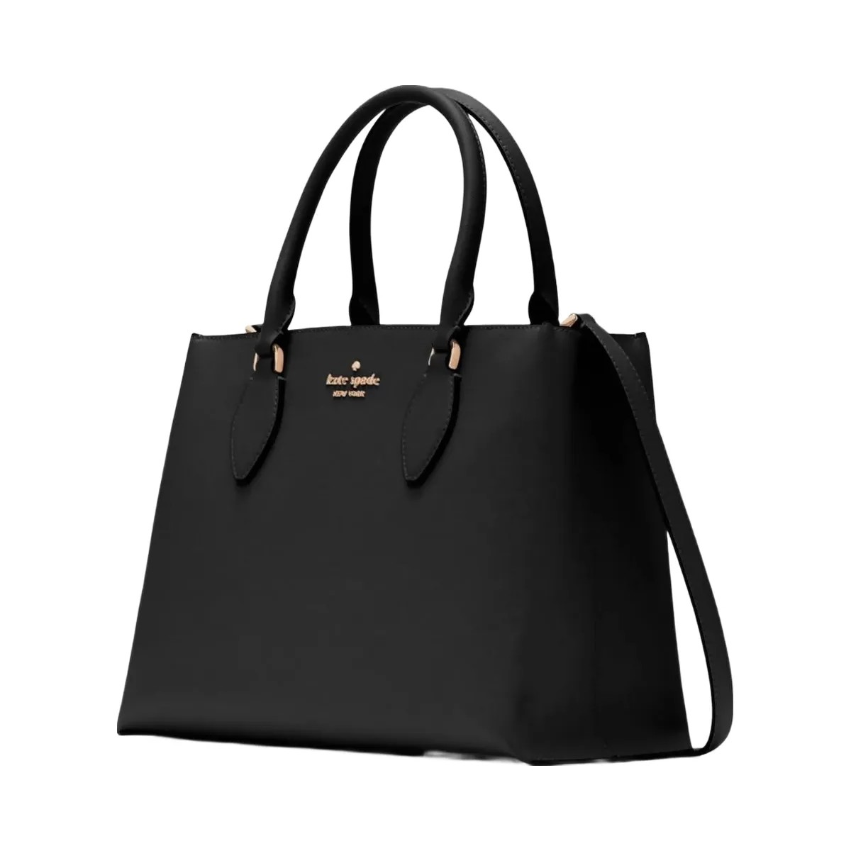 Kate Spade Rae Medium Satchel Black - HypeFly India View 4