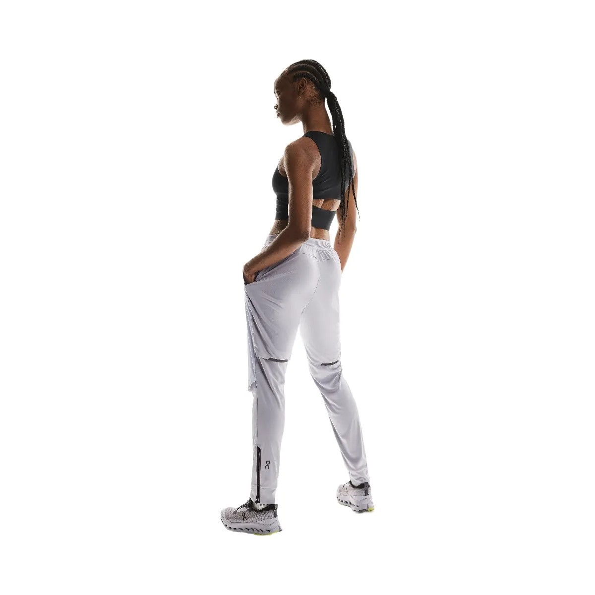 On Weather Pants Nimbus | Lilac - HypeFly India View 6