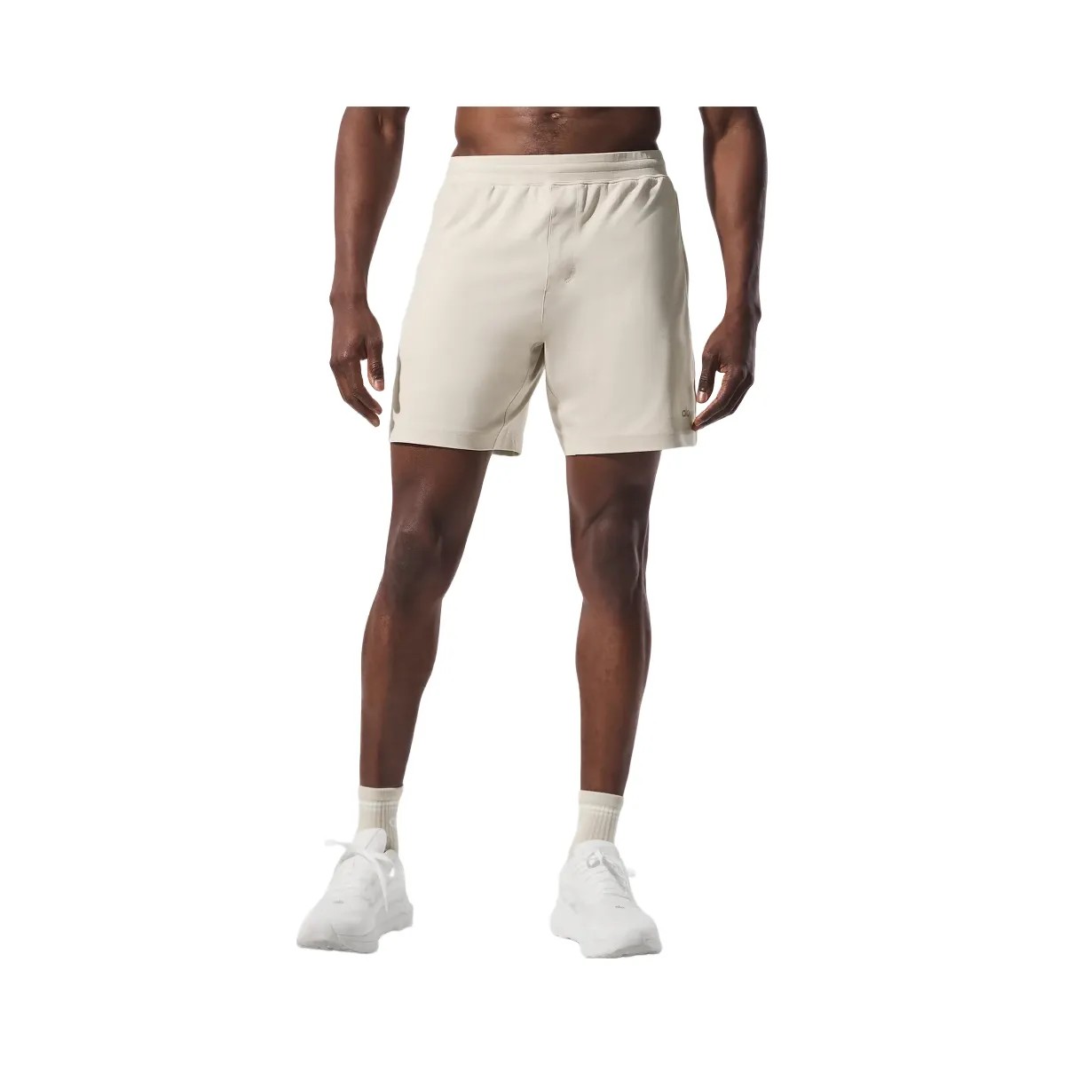 Alo Men's 7" Conquer React Performance Short - Bone - HypeFly India View 1