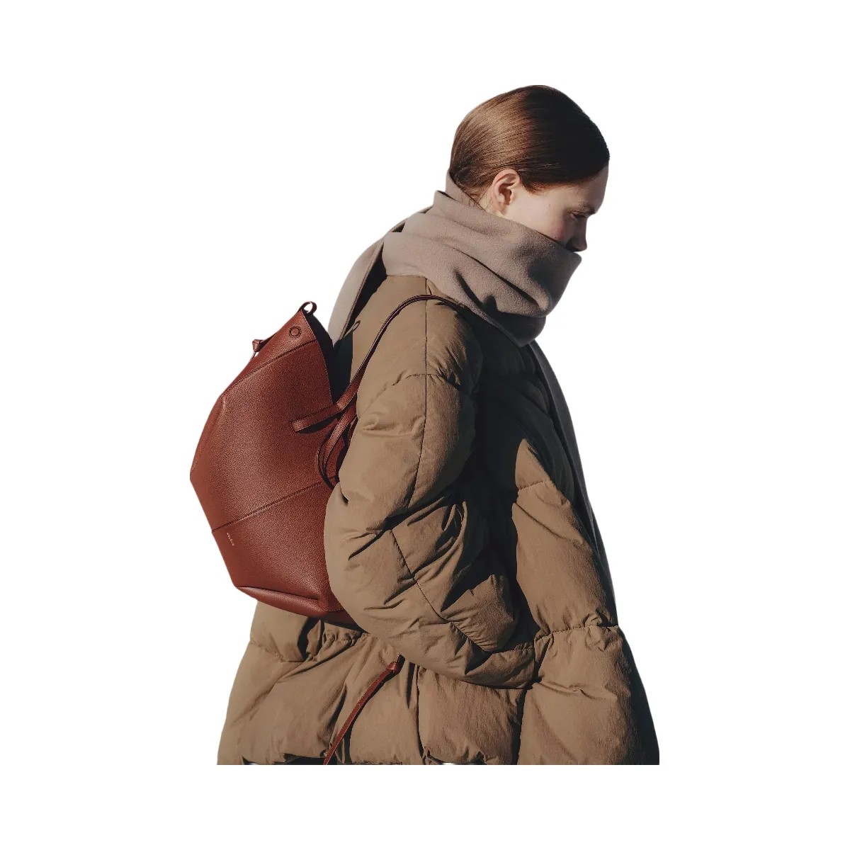 Polene Cyme Mini Textured Red Clay - HypeFly India View 3