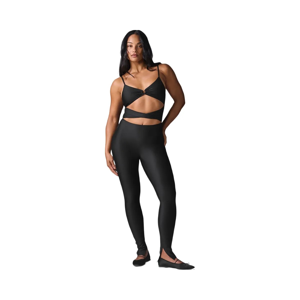 Alo Women's Airlift A-List Onesie - Black - HypeFly India View 5