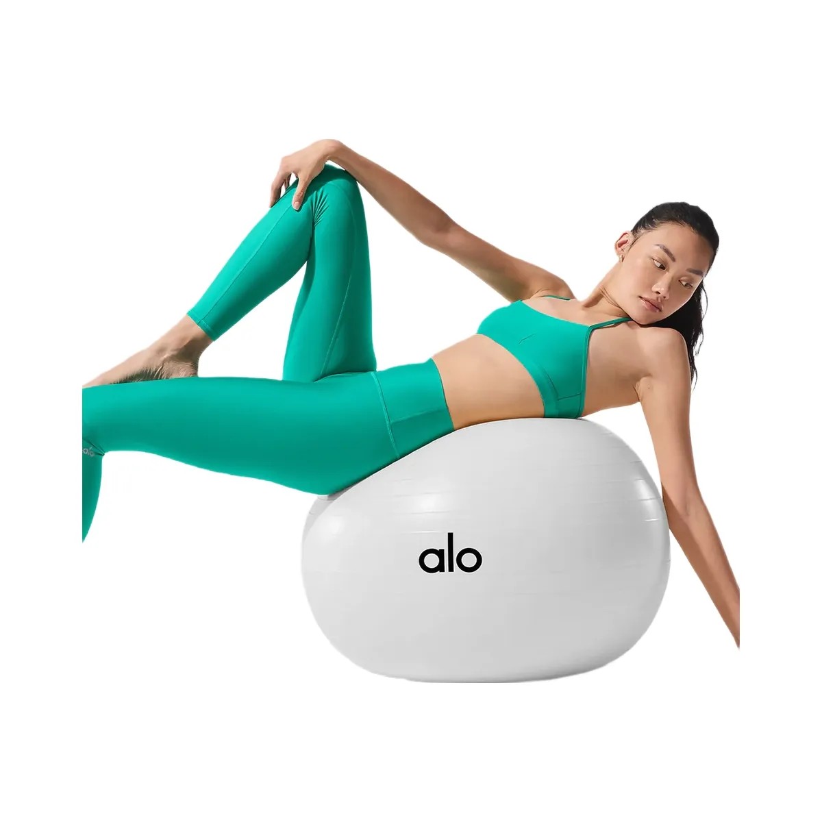Alo Women's High-Waist Airlift Legging - Spruce Green - HypeFly India View 2