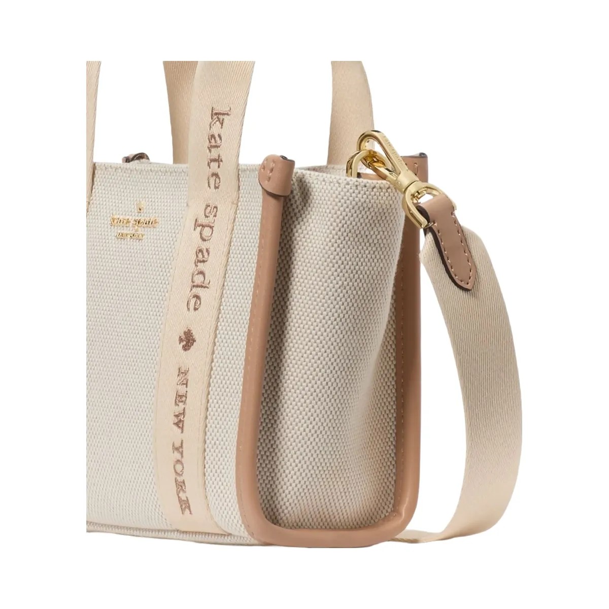 Kate Spade Kip Canvas Mini Tote Light Fawn Multi - HypeFly India View 6