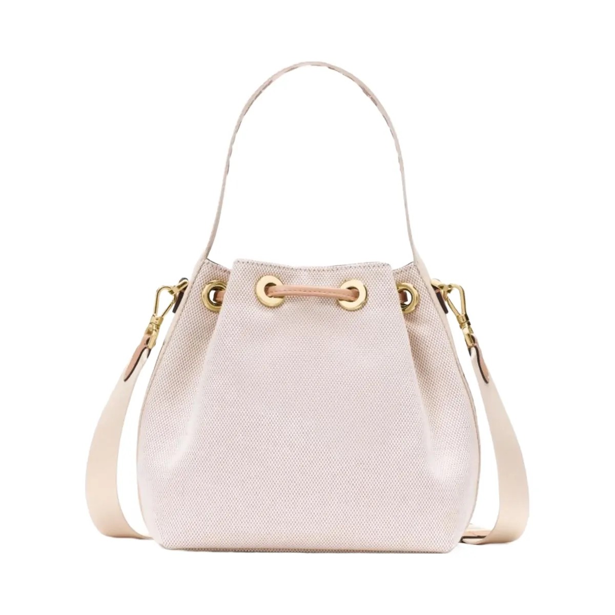 Kate Spade Kip Canvas Bucket Bag Light Fawn Multi - HypeFly India View 5