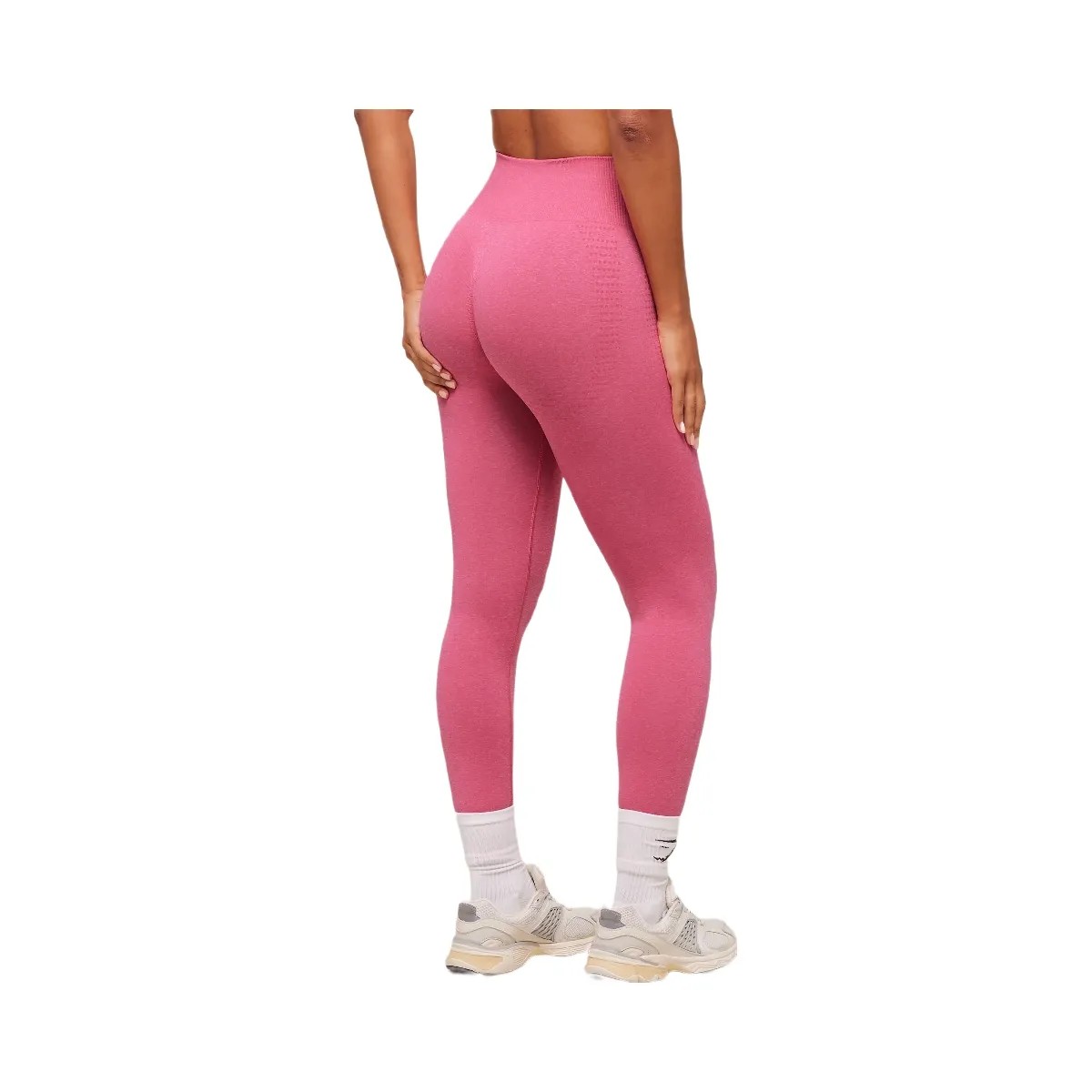 Gymshark Vital Soft Leggings - GS Vintage Rouge Pink/ Marl - HypeFly India View 2