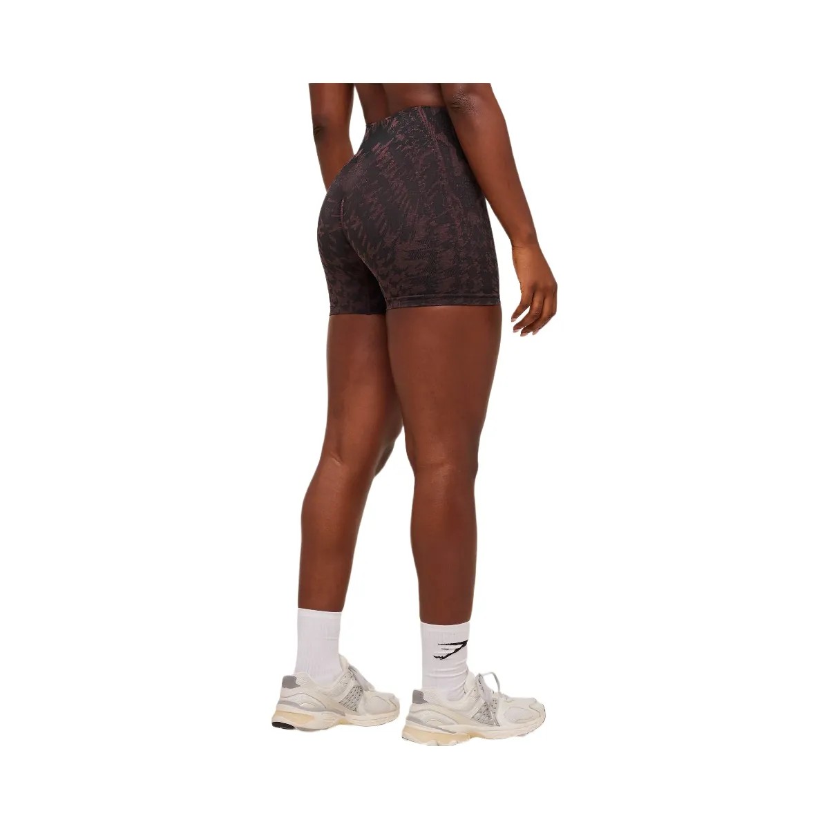 Gymshark Adapt Houndstooth Shorts - Black/Reset Pink - HypeFly India View 3