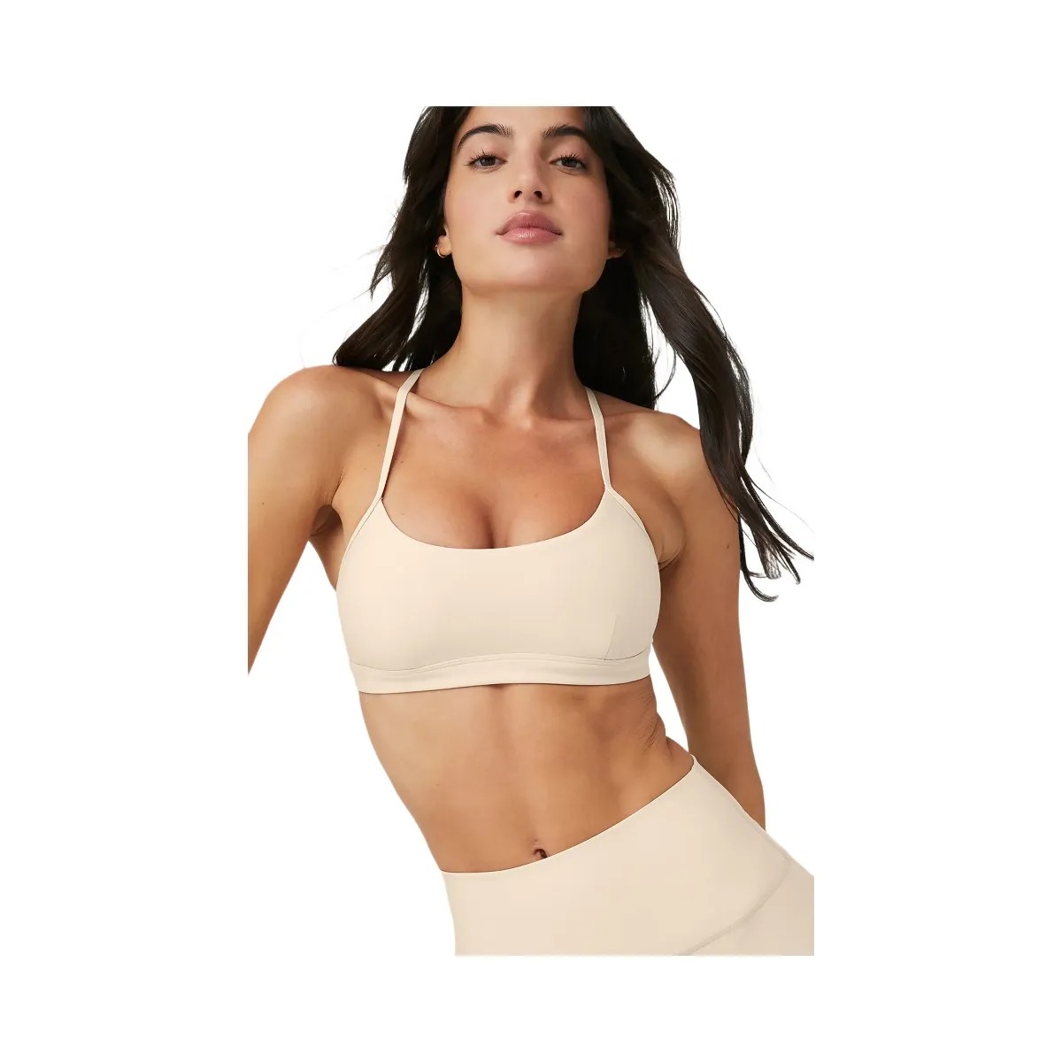Alo Women's Airlift Intrigue Bra - Macadamia - HypeFly India View 5