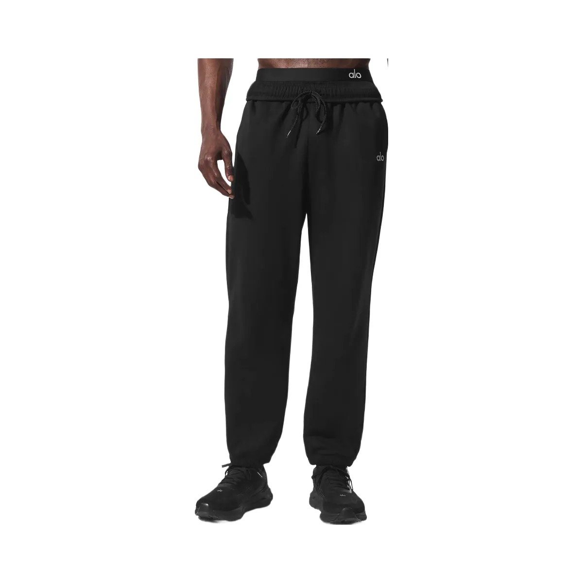 Alo Men's Accolade Sweatpant - Black - HypeFly India View 2
