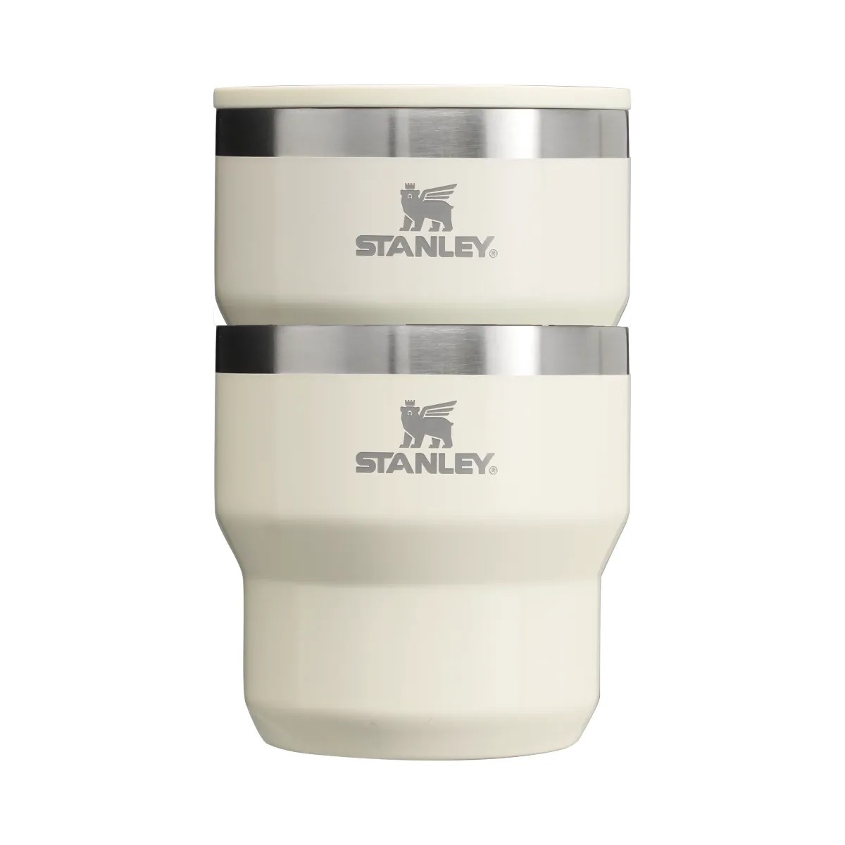 Stanley Stay-Hot Stacking Cup 2-Piece Set (10OZ) Cream Gloss - HypeFly India View 1