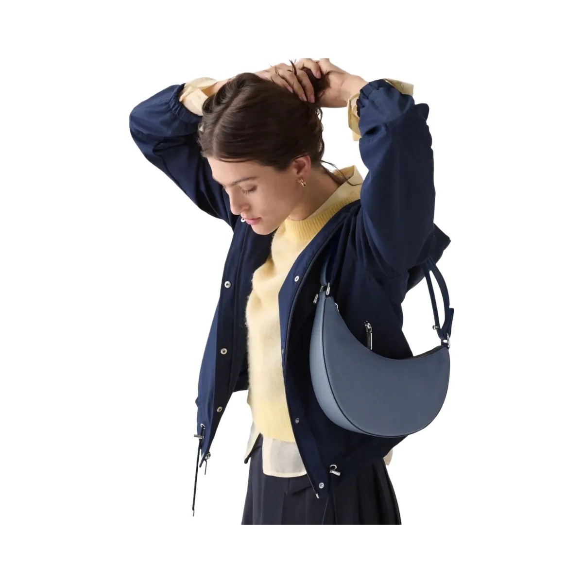 Kate Spade Duo Crossbody Bag Cinder Grey - HypeFly India View 4