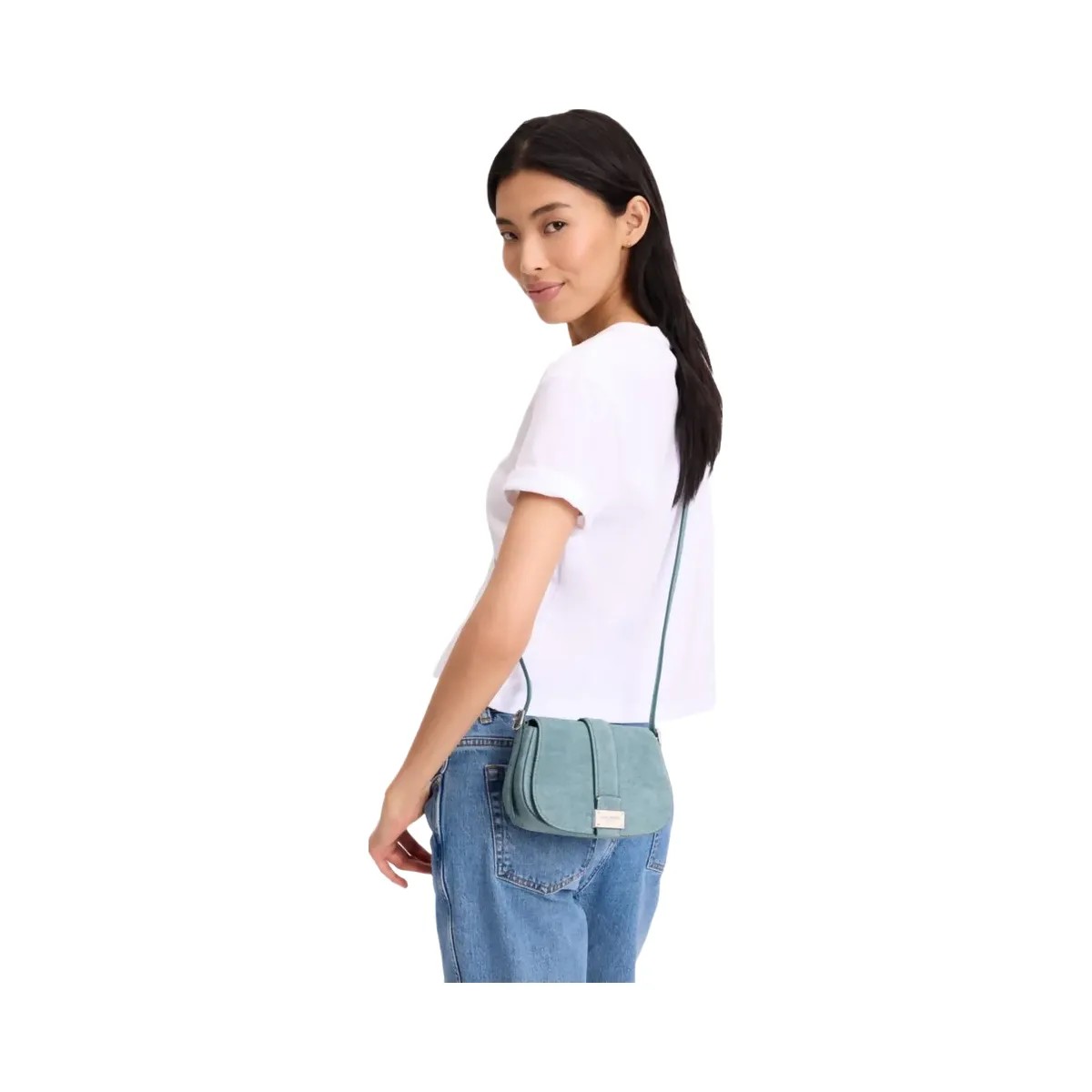 Kate Spade Nouveau Mini Saddle Bag Blue Multi - HypeFly India View 2