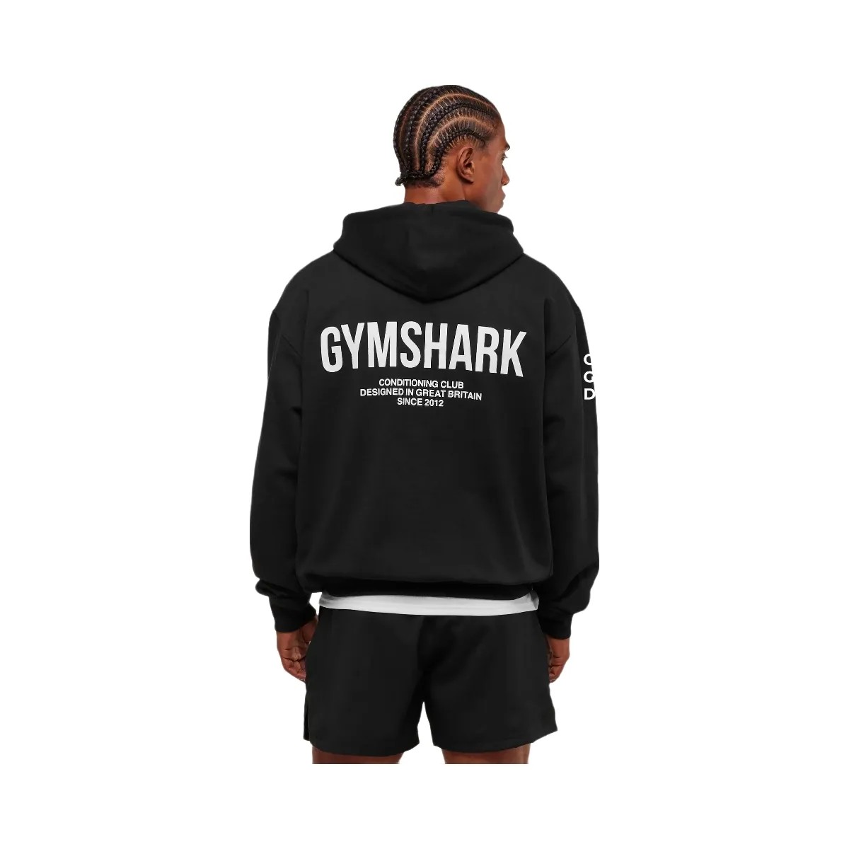 Gymshark Conditioning Club Hoodie - Black - HypeFly India View 3