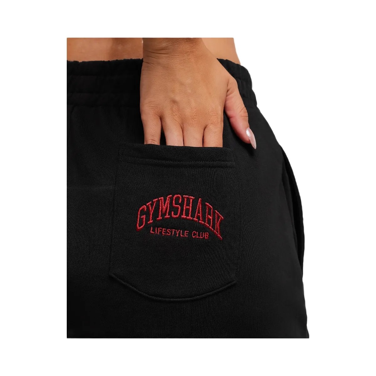 Gymshark Collegiate Graphic Short - Black - HypeFly India View 5