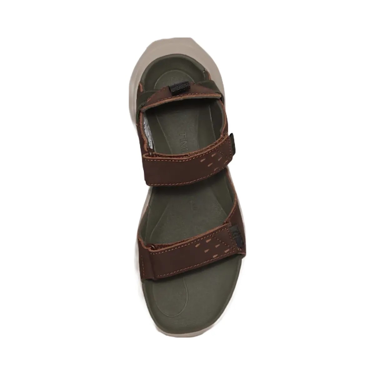Timberland Motion Dune Backstrap Sandal Dark Brown Leather Men'S - HypeFly India View 2