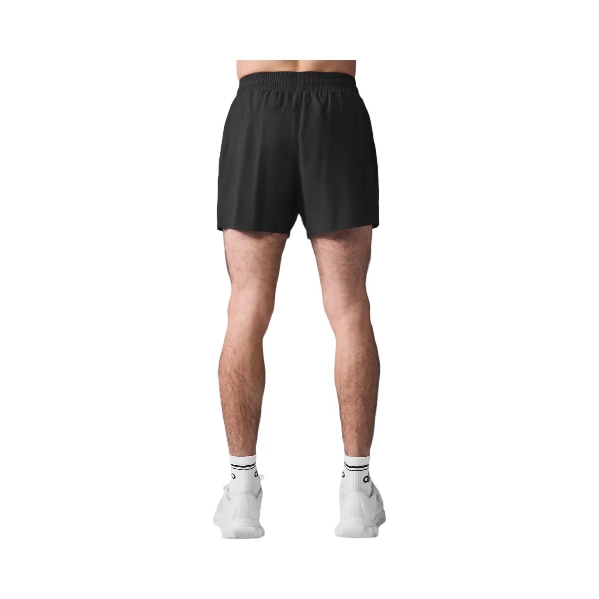 Alo Men's 5" Adapt Running Short - Black - HypeFly India View 4