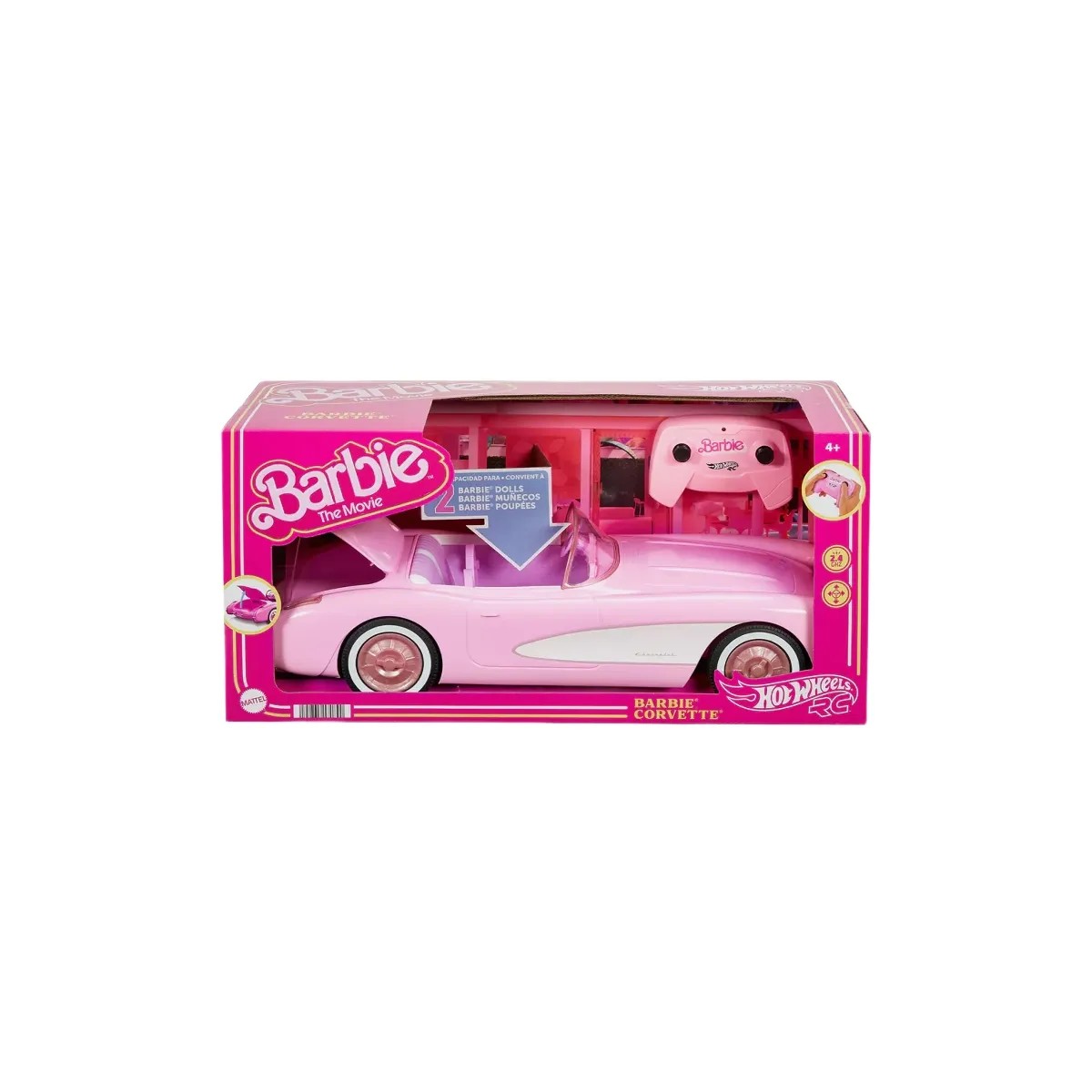 Hot Wheels RC Barbie The Movie Barbie Corvette - HypeFly India View 1