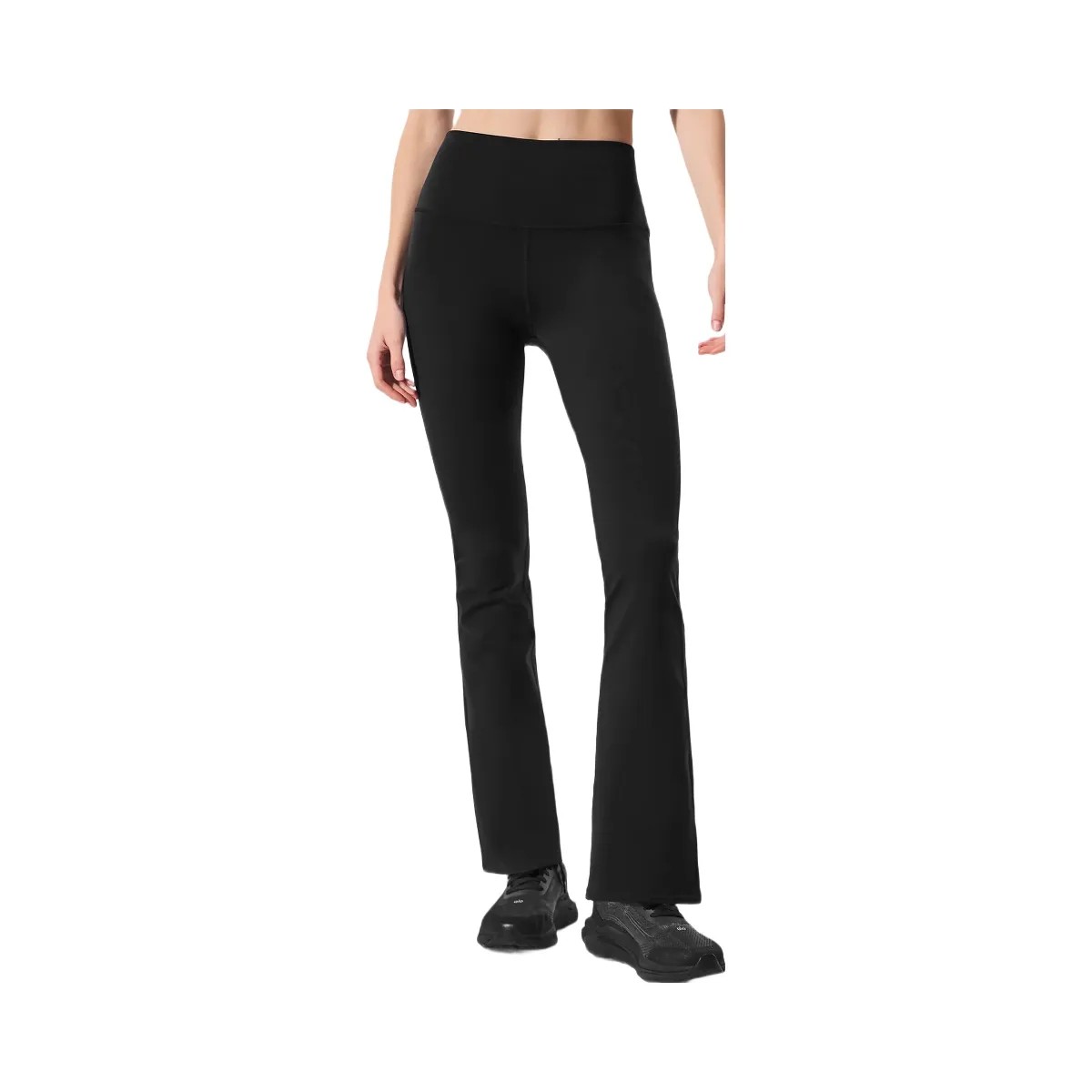 Alo Women's Airbrush High-Waist 7/8 Bootcut Legging - Black - HypeFly India View 1