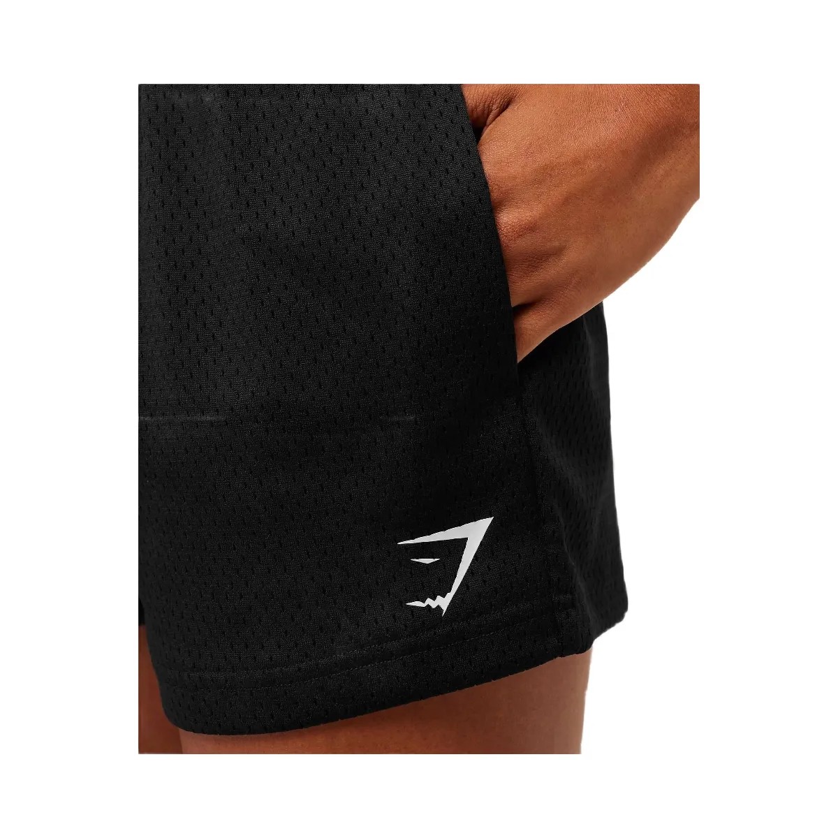 Gymshark Lifting Club Mesh Shorts - Black - HypeFly India View 4