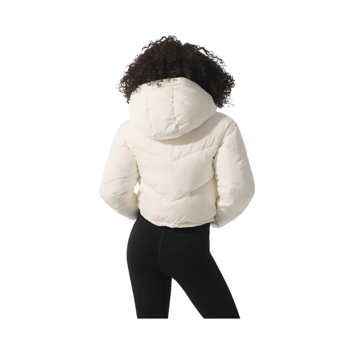 Alo Women's Glacier Puffer - Ivory - HypeFly India View 3
