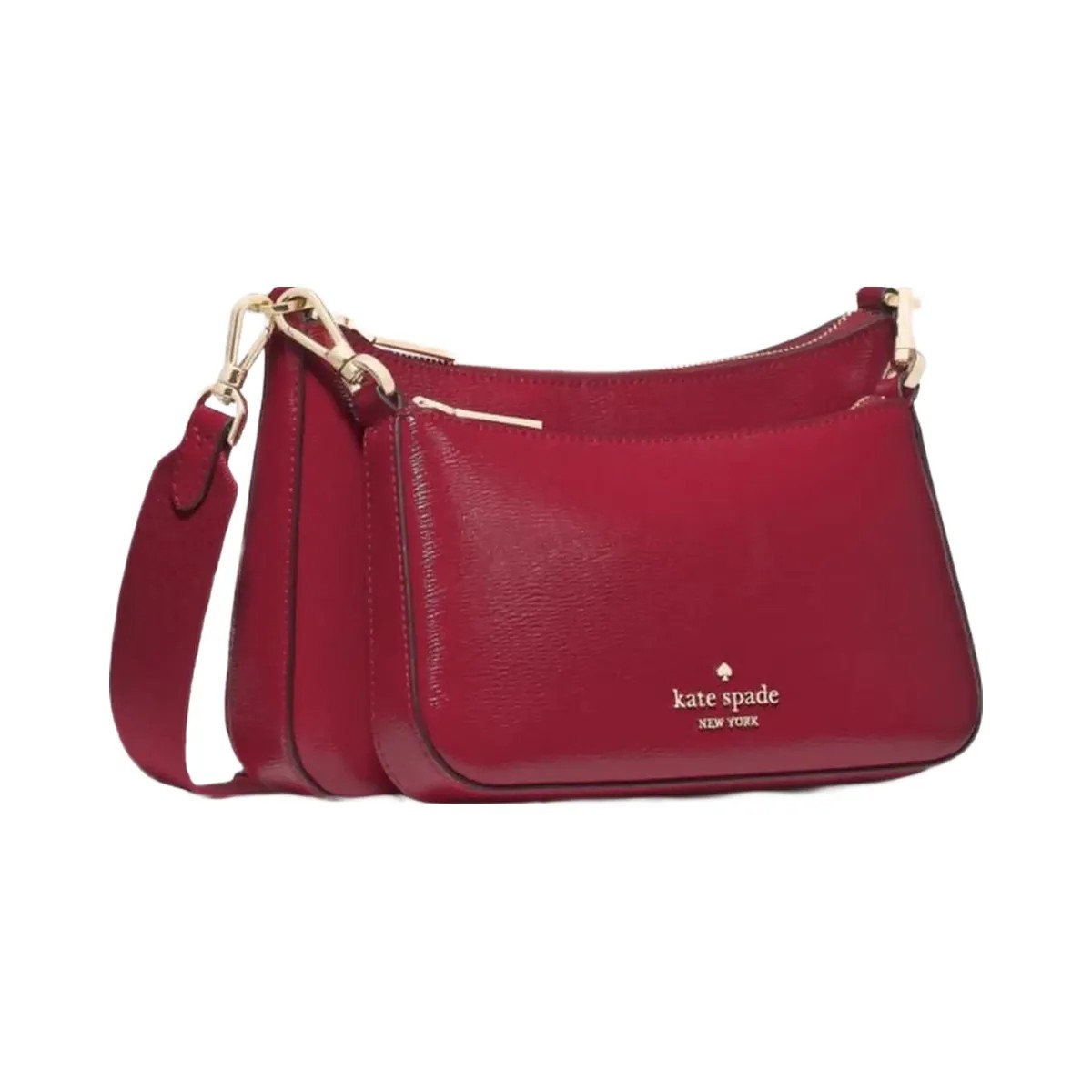 Kate Spade Duet Small Crossbody Red Jam - HypeFly India View 2