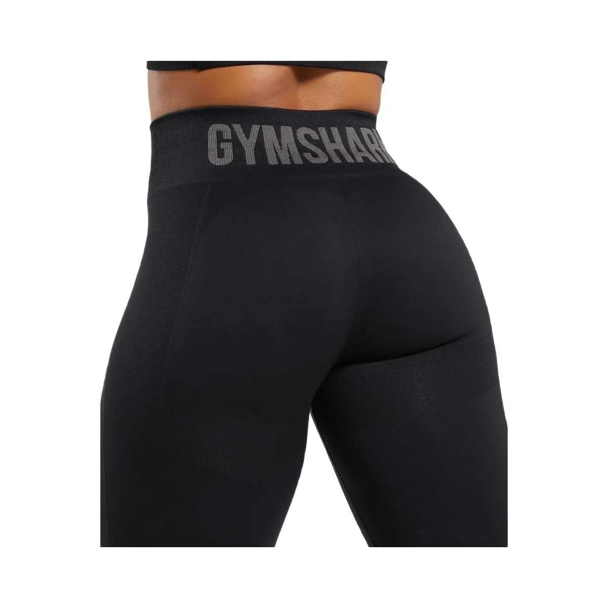 Gymshark Flex High Waisted Leggings - Black - HypeFly India View 4