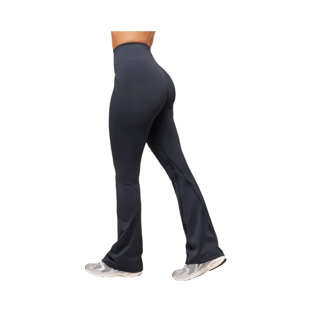 Gymshark Soft Sculpt Flared Leggings - Heavy Blue - HypeFly India View 3
