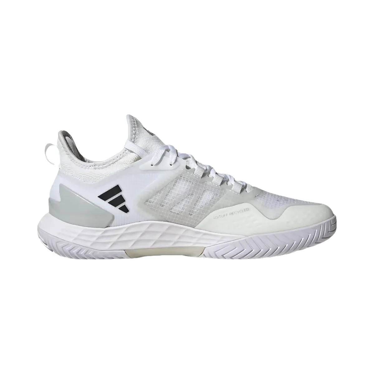 Adidas Adizero Ubersonic 4.1 Cloud White Core Black Matte Silver - HypeFly India View 1