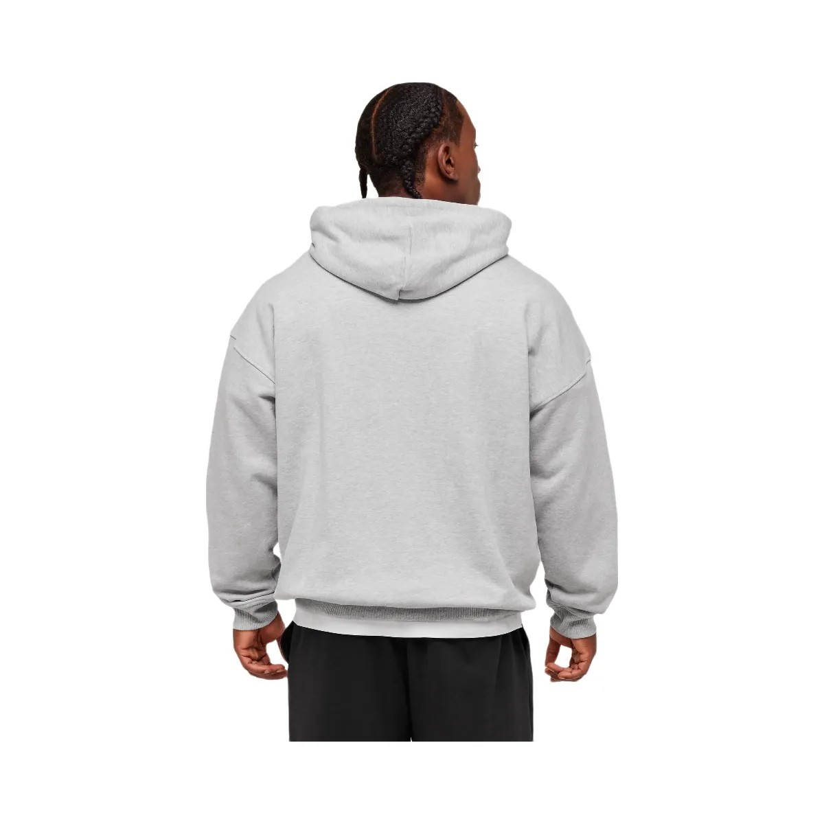 Gymshark Fade Graphic Zip Up Hoodie - Light Grey Core Marl - HypeFly India View 2