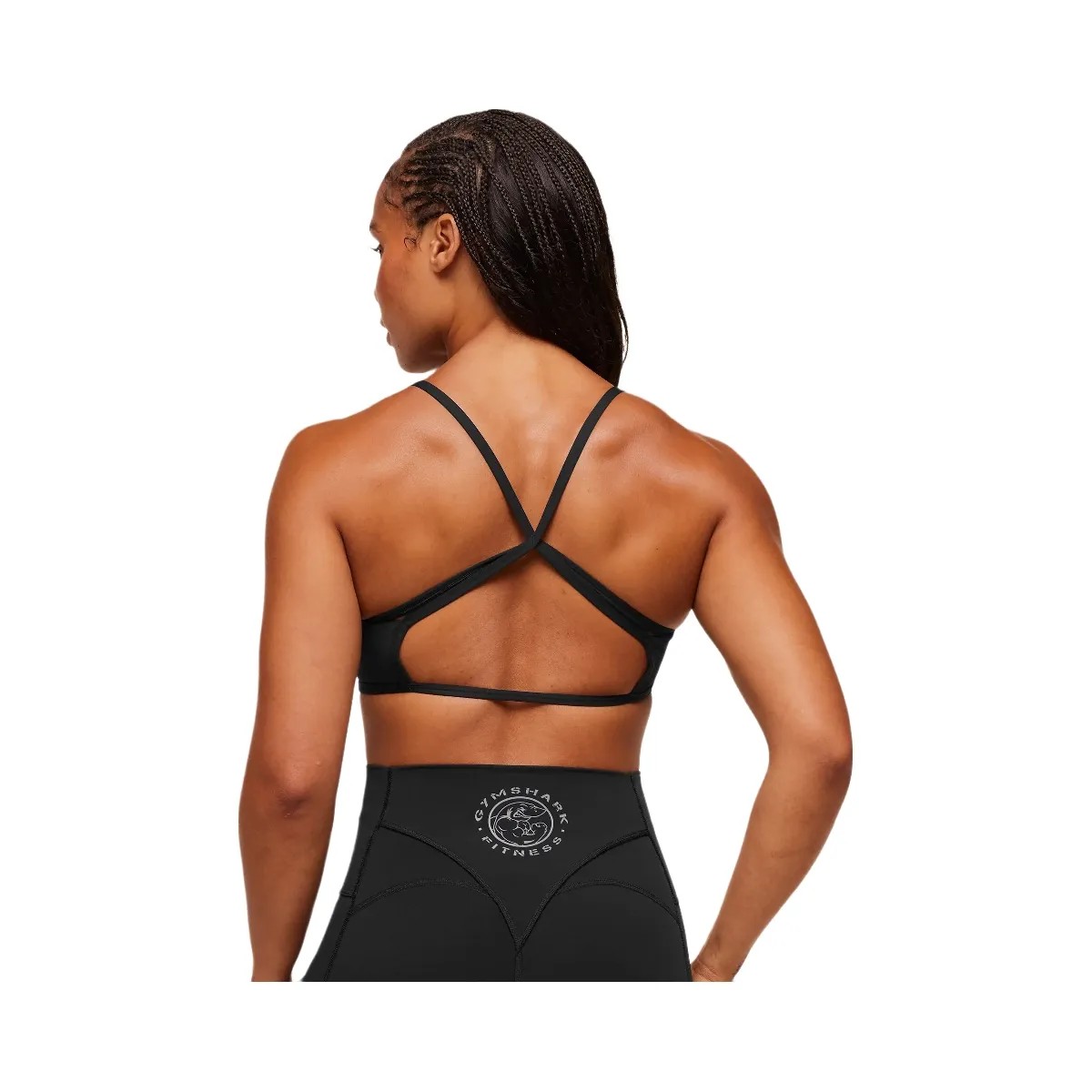 Gymshark Legacy Sports Bra - Black - HypeFly India View 2