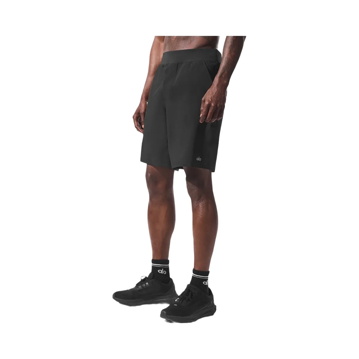 Alo Men's 9" Repetition Short - Black - HypeFly India View 3