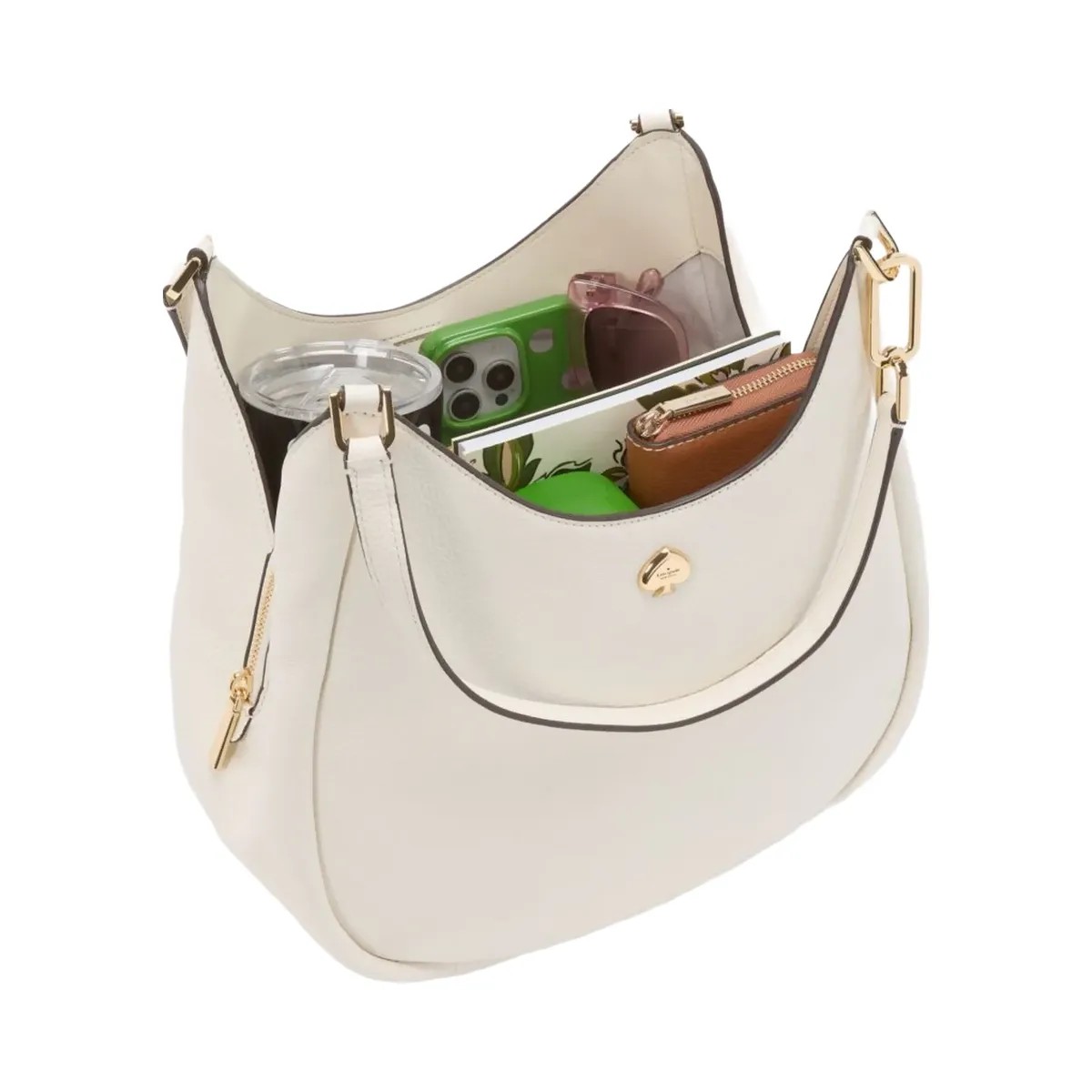 Kate Spade Kayla Large Triple Compartment Shoulder Bag Warm Gingerbread - HypeFly India View 5