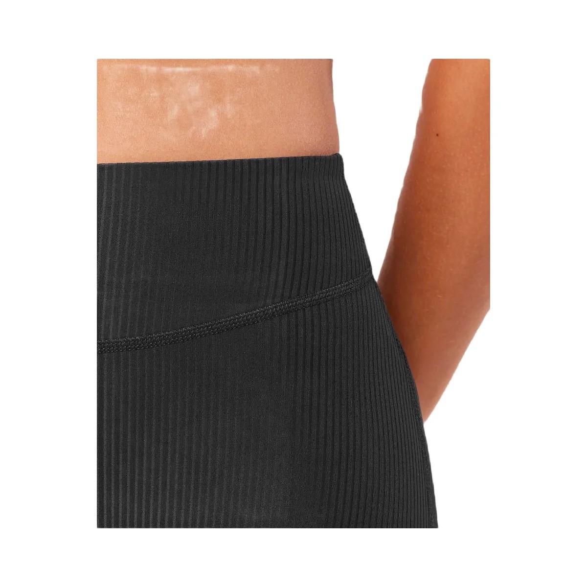 Gymshark Ribbed Flared Legging - Black - HypeFly India View 5