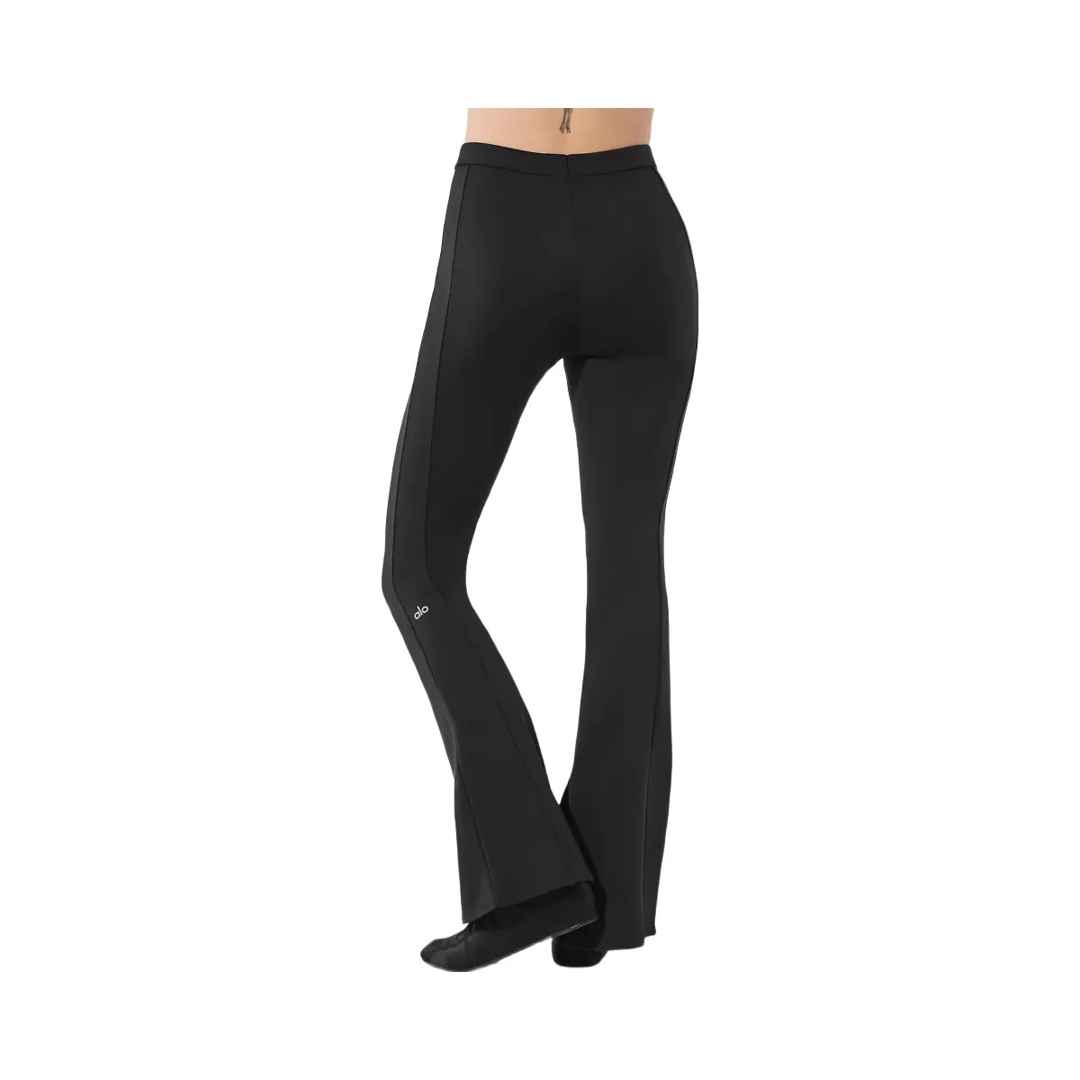 Alo Women's High-Waist Zip It Flare Legging - Black - HypeFly India View 2