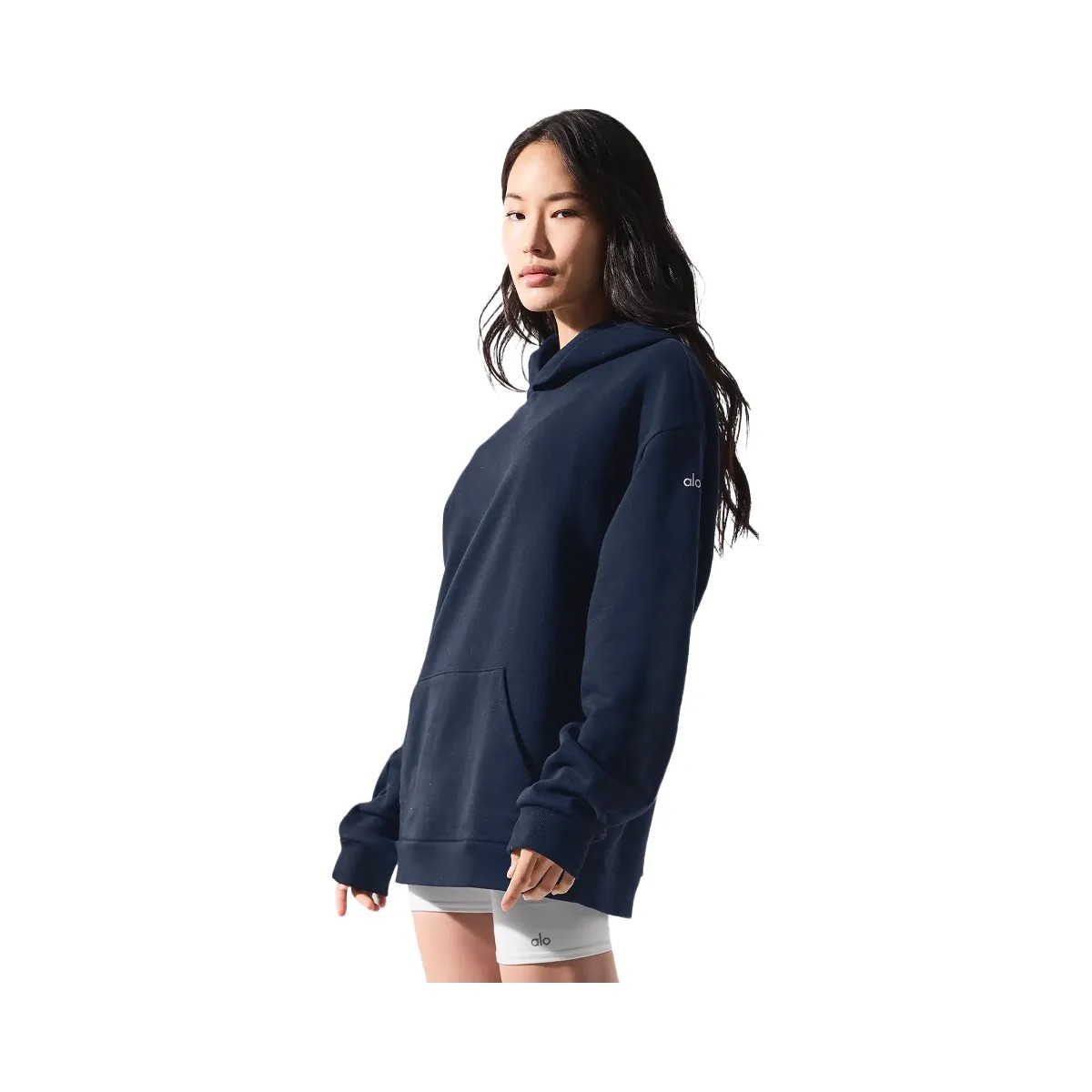 Alo Women's Chill Hoodie - Navy - HypeFly India View 2