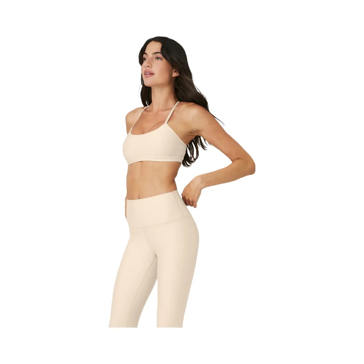 Alo Women's Airlift Intrigue Bra - Macadamia - HypeFly India View 3