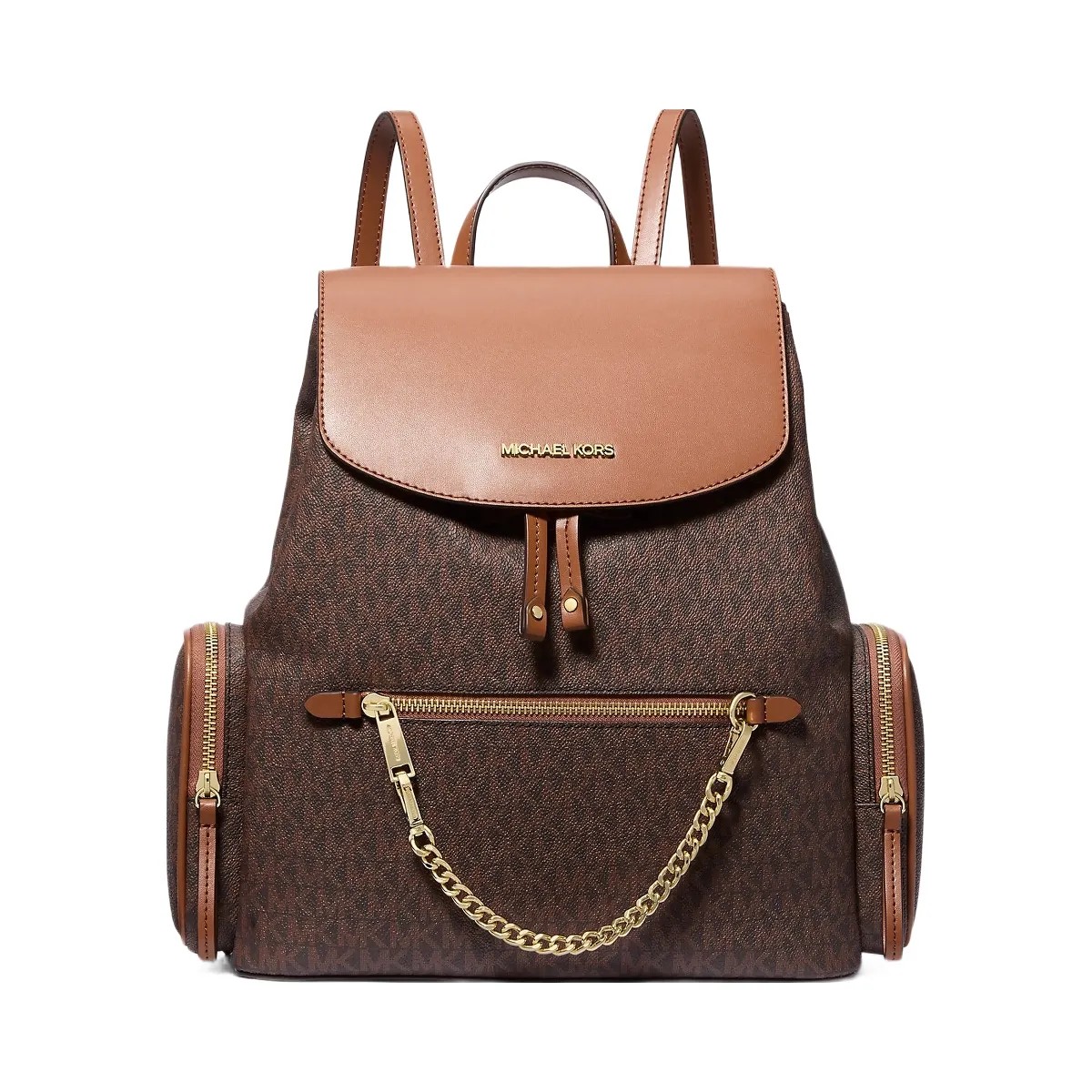 Michael Kors Jet Set Large Logo Backpack Brown - HypeFly India View 1