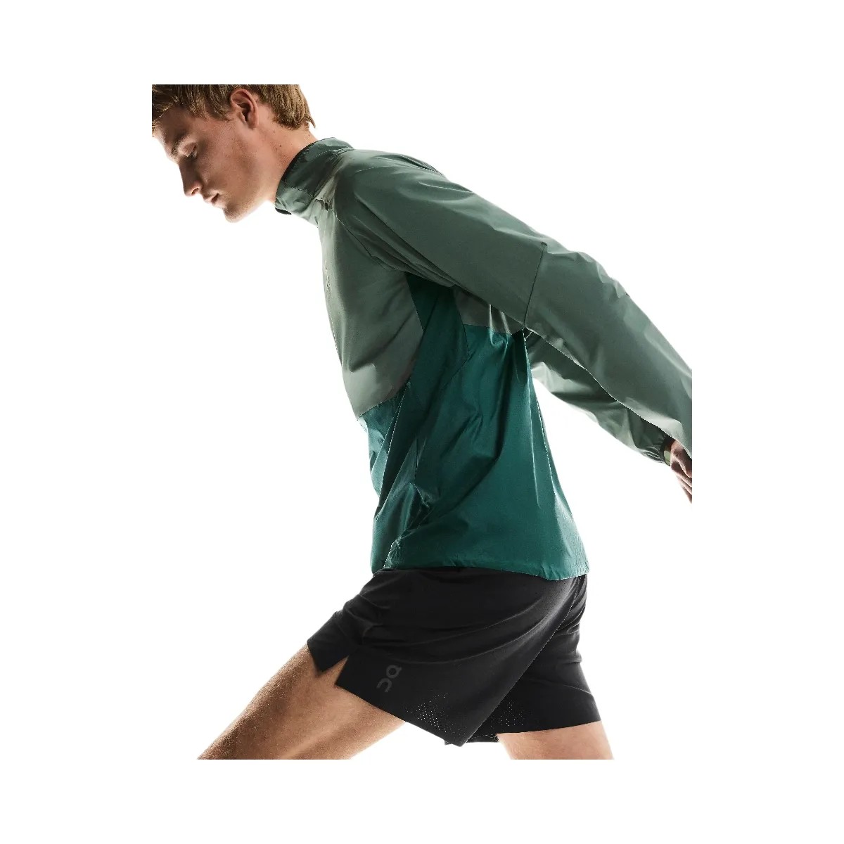 On Weather Jacket Spirulina | Olive - HypeFly India View 2