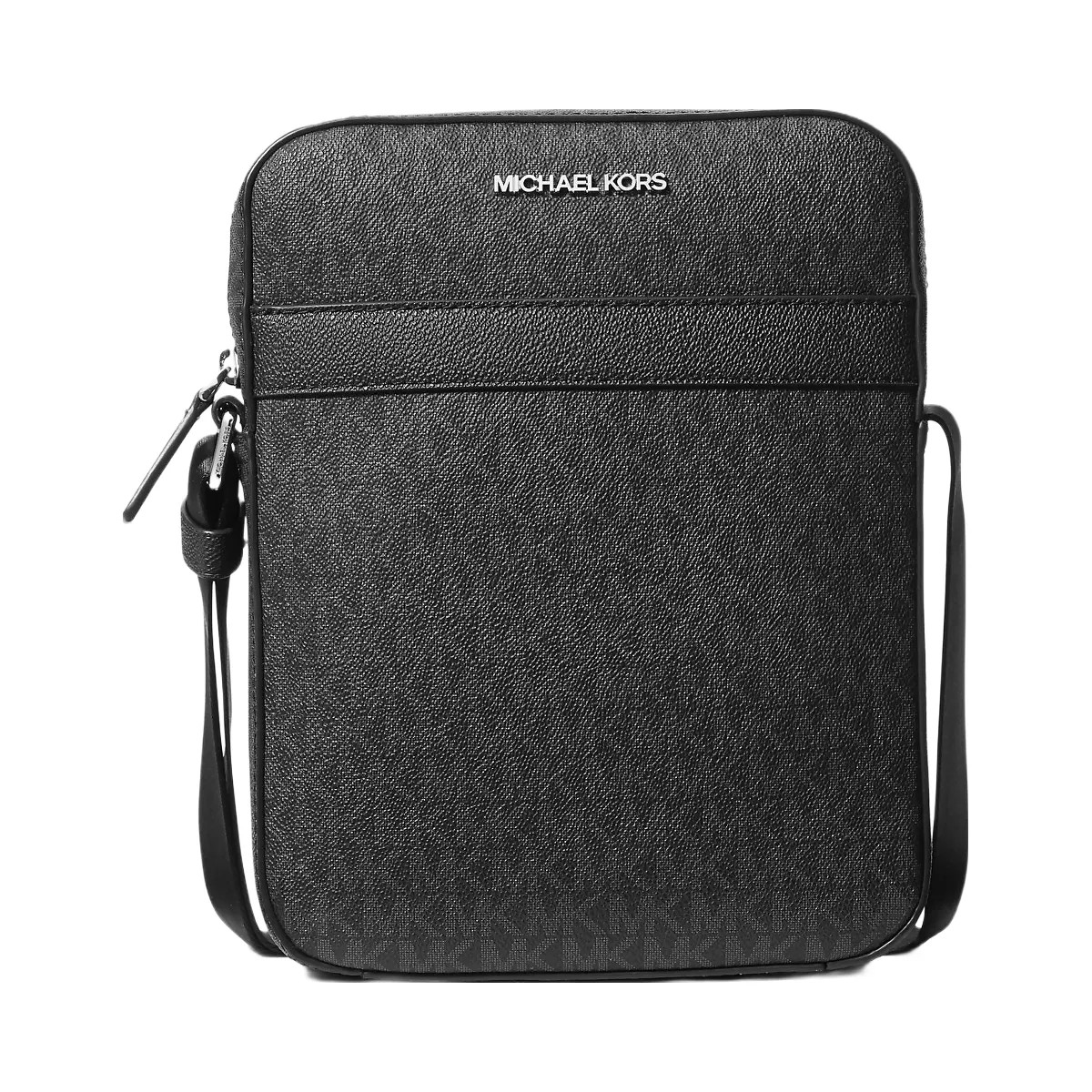 Michael Kors Cooper Signature Logo Flight Bag Black - HypeFly India View 1